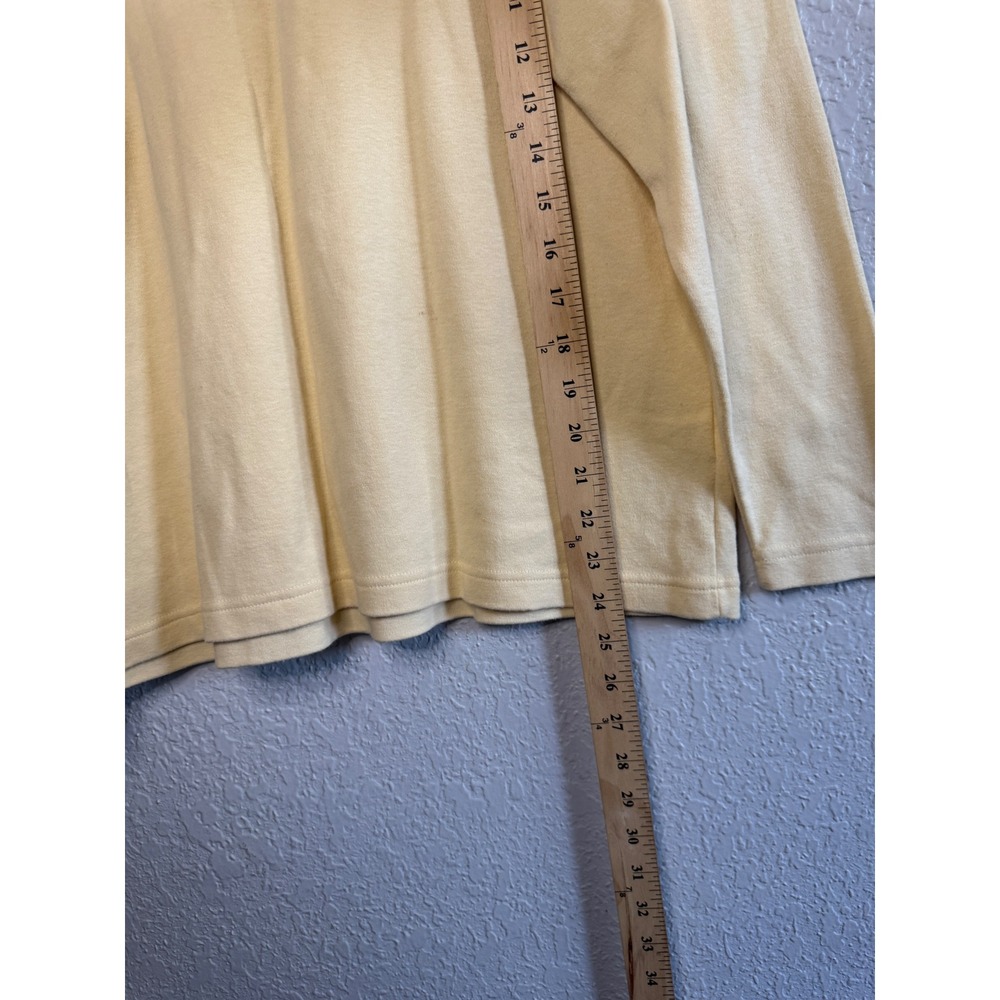 Vintage Westbound Mock Neck Top Womens Large Yellow Excellent - Picture 5 of 5